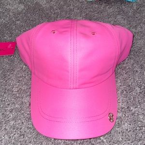 Lilly Pulitzer Run Around Hat Prosecco Pink
